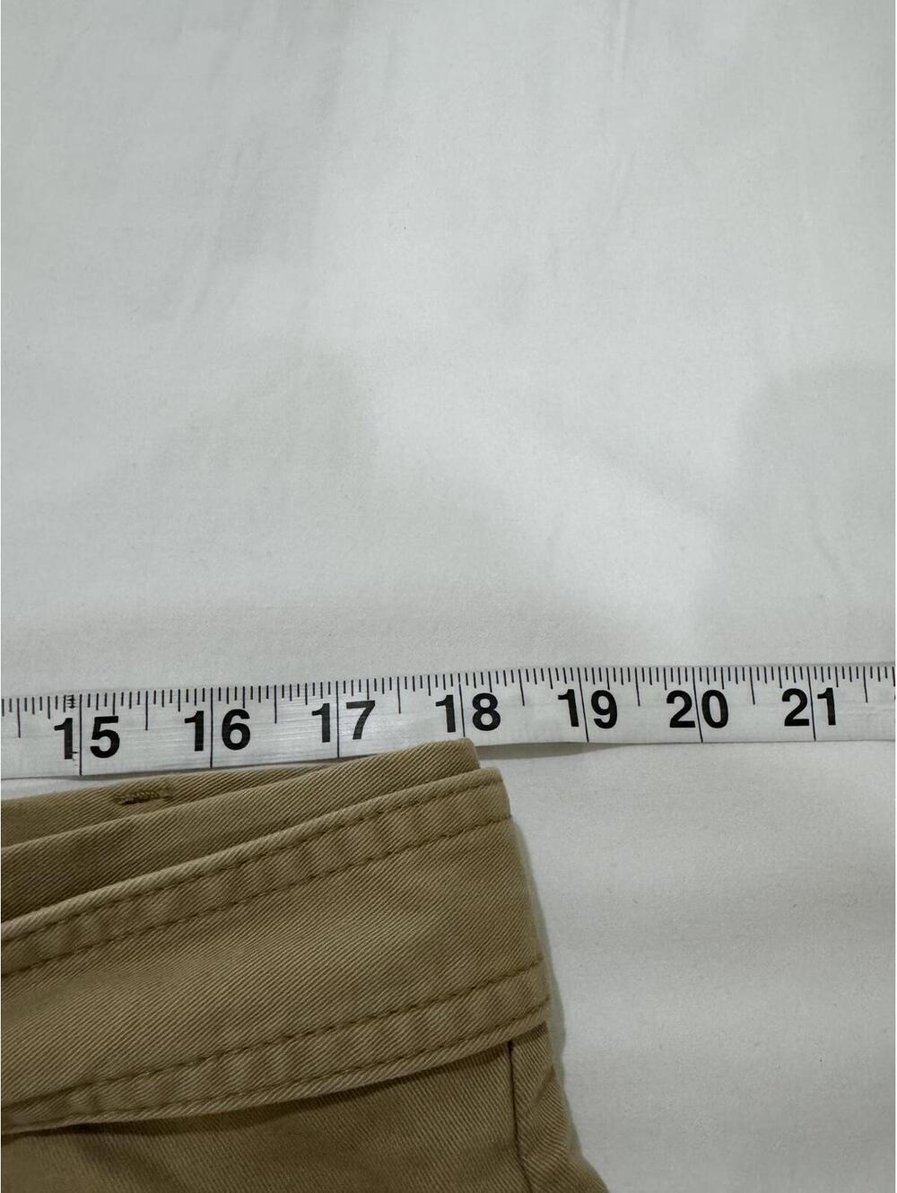 NWT Banana Republic Belted Authentic Chino Shorts Tan Khaki 16 - Picture 7 of 9